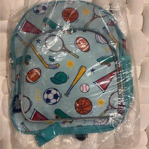 Wildkin Kids Sports Themed Backpack - Blue/Green